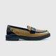 PC Ladies Loafer Olive/Black 10723 Loafers | familyshoecentre