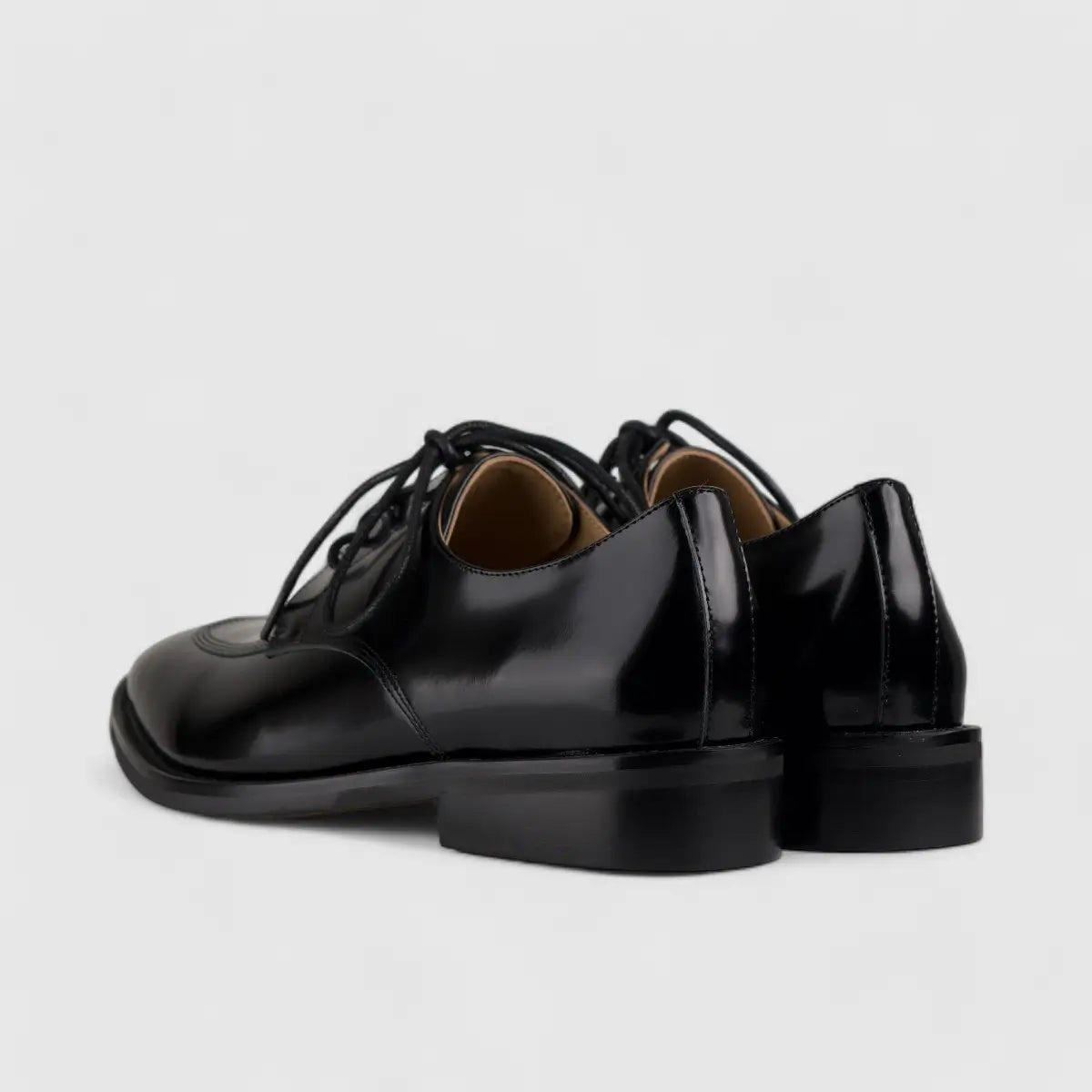 Morbido Leather Oxfords Black NSH500-16 Oxfords | familyshoecentre