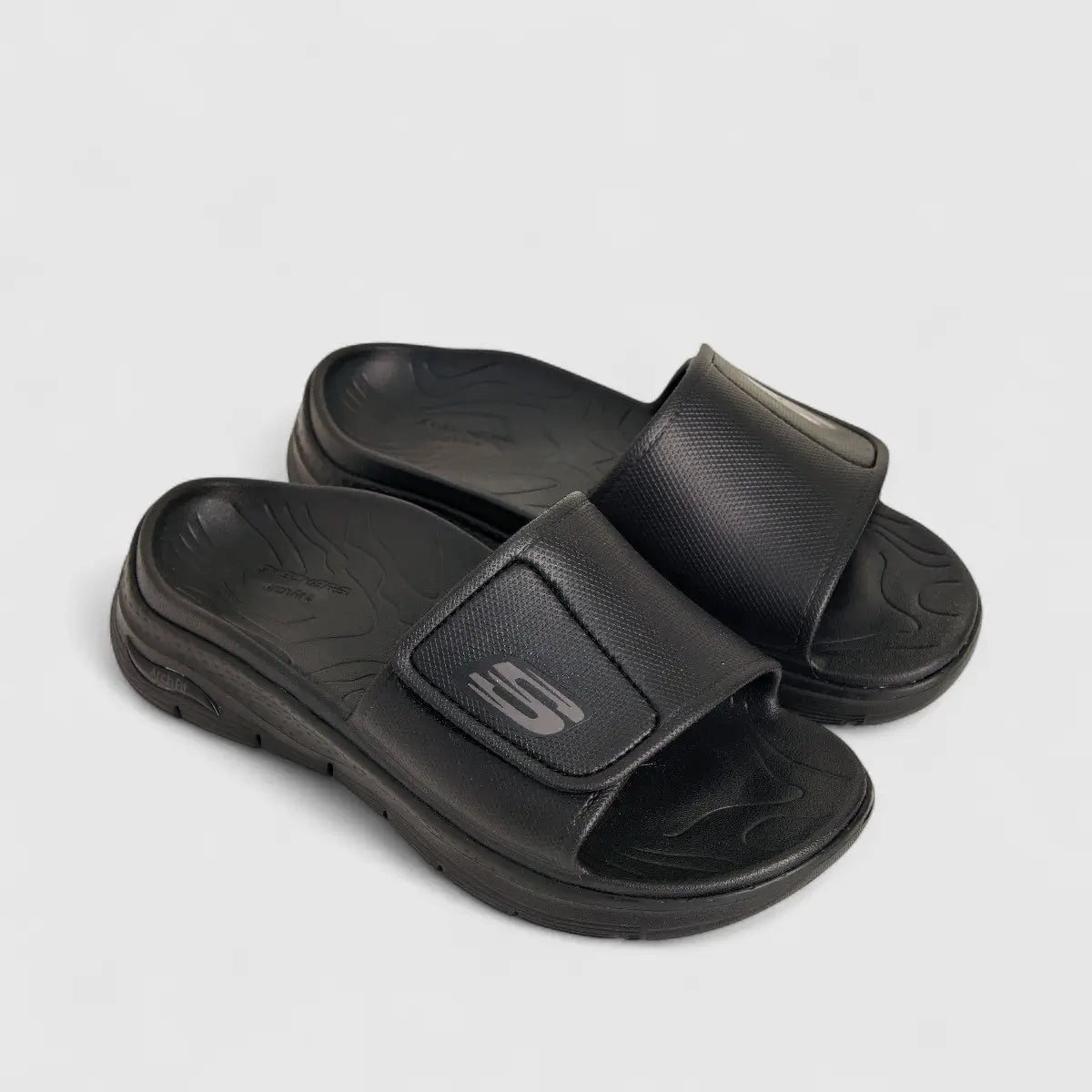 Skechers Men's Comfort Slide Arch Fit Foamies 243159 Black SM126