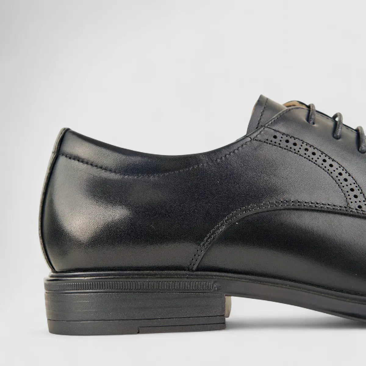 Babucci Men's Leather Lace Up K1834-C17A BAB005 Black