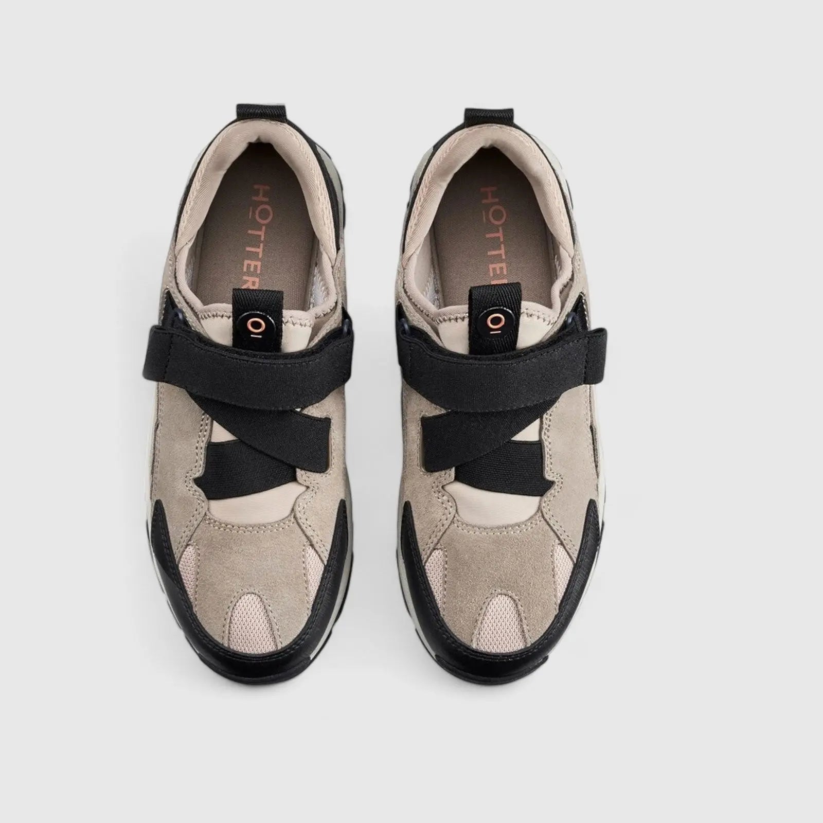 Amble Outdoor Comfort Sneaker Mink/Black Sneakers | familyshoecentre