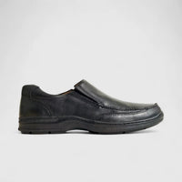 Anatomic Leather Comfort Slip On Black 101008 AN133 Slip-ons | familyshoecentre