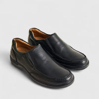 Anatomic Leather Comfort Slip On Black 101008 AN133 Slip-ons | familyshoecentre