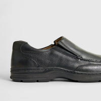 Anatomic Leather Comfort Slip On Black 101008 AN133 Slip-ons | familyshoecentre