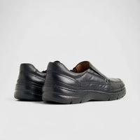 Anatomic Leather Comfort Slip On Black 383802 AN72 Slip-ons | familyshoecentre