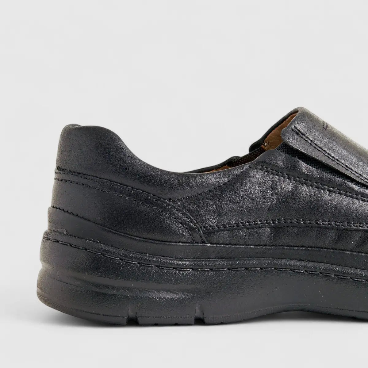 Anatomic Leather Comfort Slip On Black 383802 AN72 Slip-ons | familyshoecentre