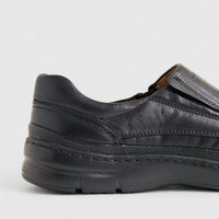 Anatomic Leather Comfort Slip On Black 383802 AN72 Slip-ons | familyshoecentre