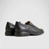 Anatomic Leather Comfort Slip On Black 595930 AN132 Slip-ons | familyshoecentre