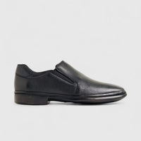 Anatomic Leather Comfort Slip On Black 828205 AN137 Slip-ons | familyshoecentre