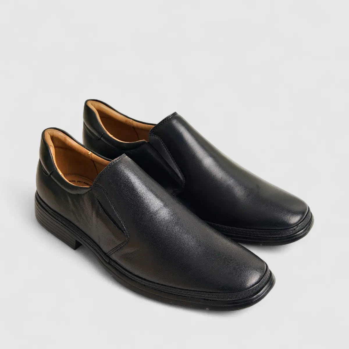 Anatomic Leather Comfort Slip On Black 868601 AN130 Slip-ons | familyshoecentre
