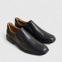 Anatomic Leather Comfort Slip On Black 868601 AN130 Slip-ons | familyshoecentre