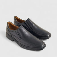 Anatomic Leather Comfort Slip On Black 868614 AN134 Slip-ons | familyshoecentre