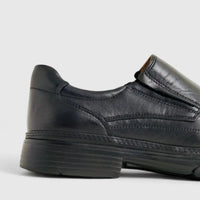 Anatomic Leather Comfort Slip On Black 868614 AN134 Slip-ons | familyshoecentre