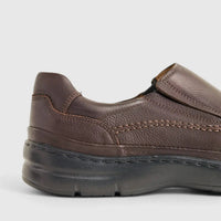 Anatomic Leather Comfort Slip On Brown 383820 AN135 Slip-ons | familyshoecentre