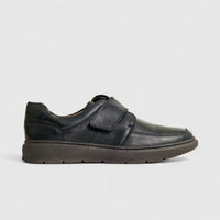 Anatomic Leather Comfort Velcro Slip On Black 727270 AN129 Slip-ons | familyshoecentre