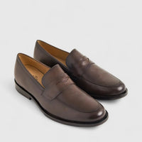 Anatomic Prime Leather Dress Slip On Brown 702016 AN111 Slip-ons | familyshoecentre