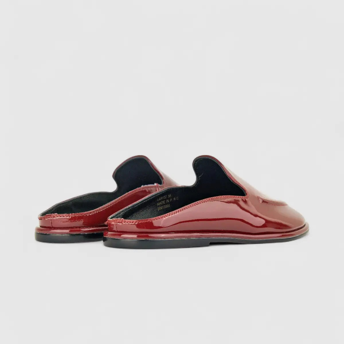 Bulbul Ladies Leather Mule LAR-02 Dark Red