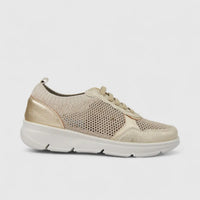 Hush Puppies Soft Style Soft Faunia Ladies Sneaker SSL01601 Light Gold SS345