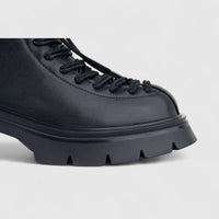 Bulbul Ladies Leather Ankle Boot Black LAR26-2