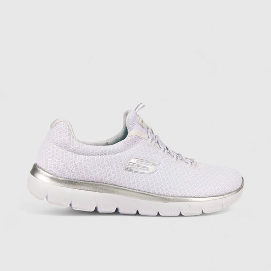 Skechers Ladies Comfort Sneaker Summits12980 White SW59