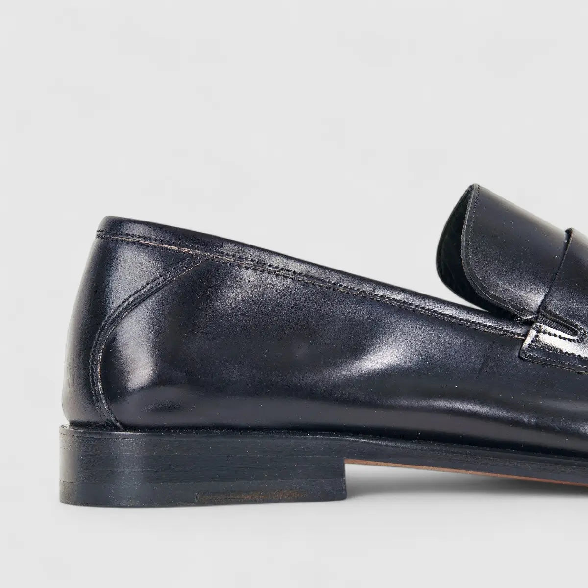 Formales Men's Leather Slip On 0432 Black FC117