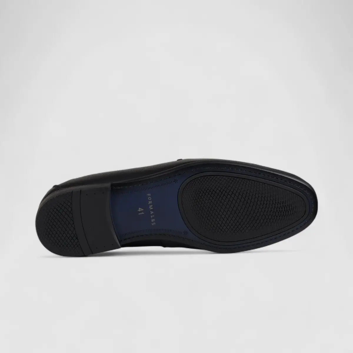 Formales Leather Loafers Black 678A-53 Loafers | familyshoecentre