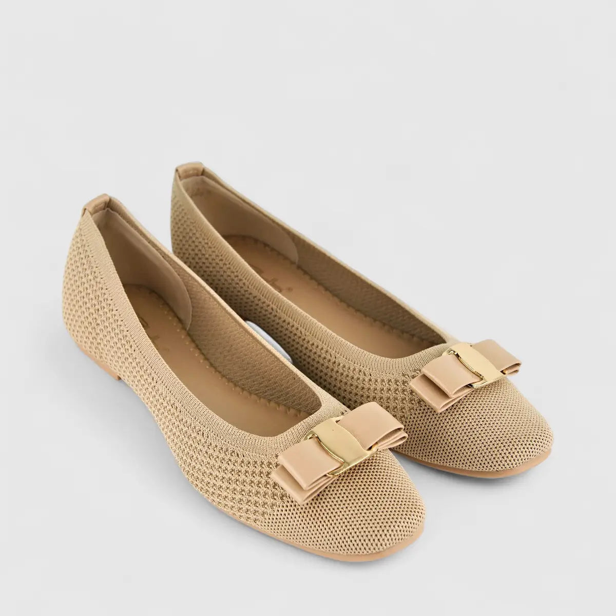 Bulbul Ladies Casual Pump HAR041 Beige