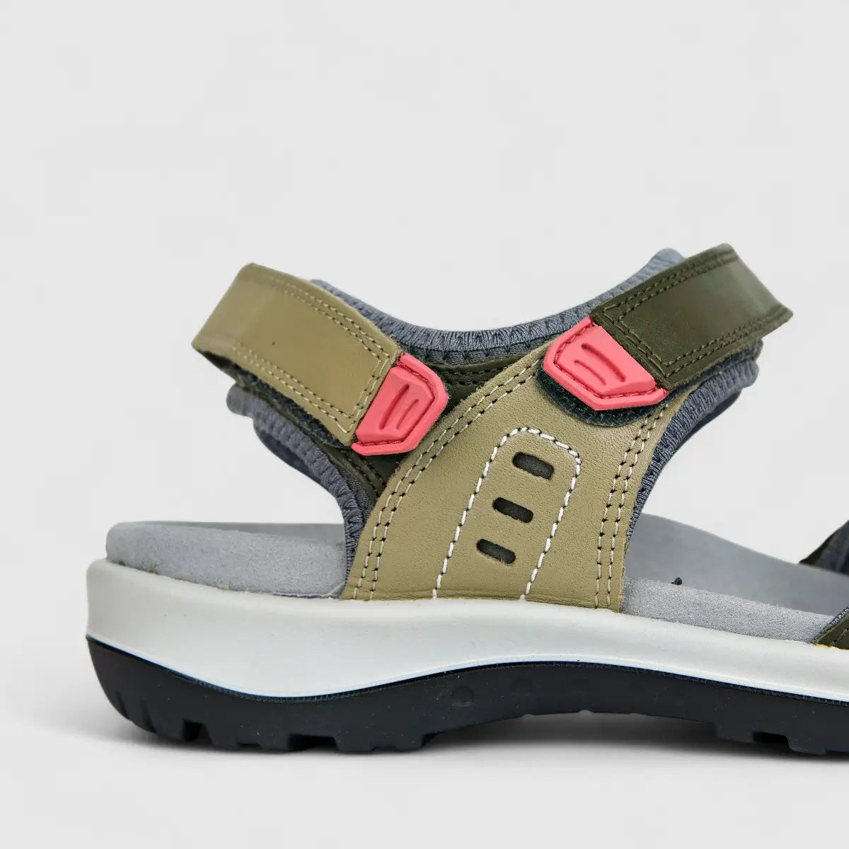 Hotter Ladies Comfort Sandal Walk 2 Khaki Moss HT77