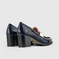 Bulbul Ladies Loafer CAR-020 Navy/Red/White