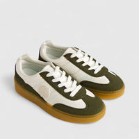 PC Ladies Casual Sneaker PCL10814 White Olive PC305
