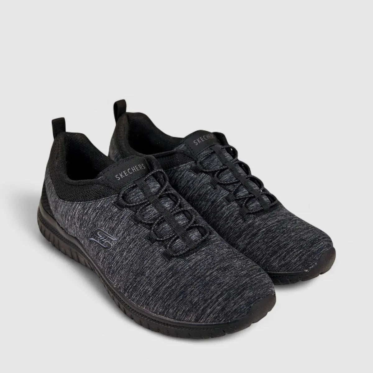 Skechers Ladies Comfort Sneaker 104410 Virtue Black SW62