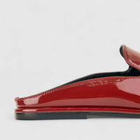 Bulbul Ladies Leather Mule LAR-02 Dark Red