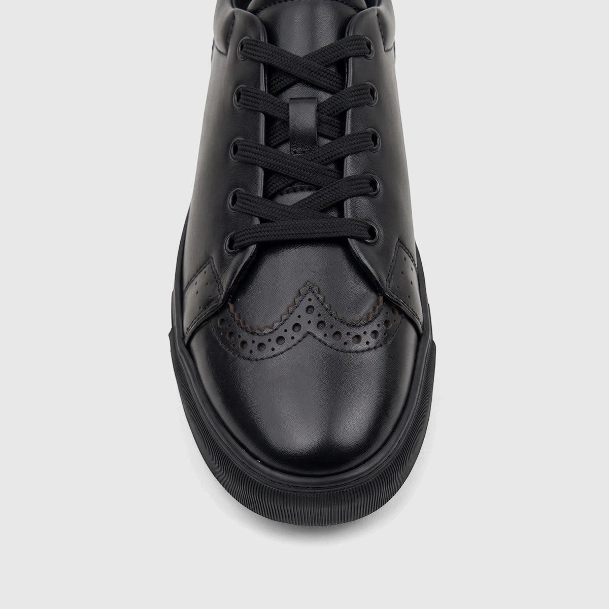 Babucci Men's Leather Sneaker K13A1R230-1A Black BAB040