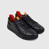 Babucci Men's Leather Sneaker K13A1R230-1A Black BAB040