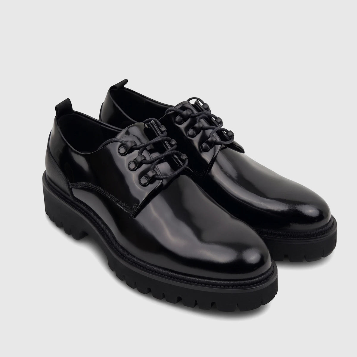 Babucci Men's Leather Sneaker K27HS2028-108 Black BAB041