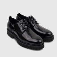Babucci Men's Leather Sneaker K27HS2028-108 Black BAB041