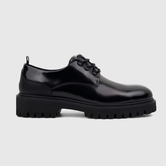Babucci Men's Leather Sneaker K27HS2028-108 Black BAB041