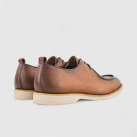 Babucci Men's Casual Leather Lace  Up K27BX05130-B BAB001 Tan