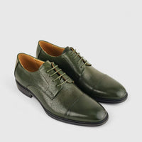 Babucci Men's Leather Lace Up K1834-C15A BAB003 Green