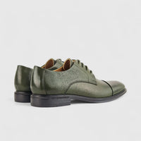 Babucci Men's Leather Lace Up K1834-C15A BAB003 Green