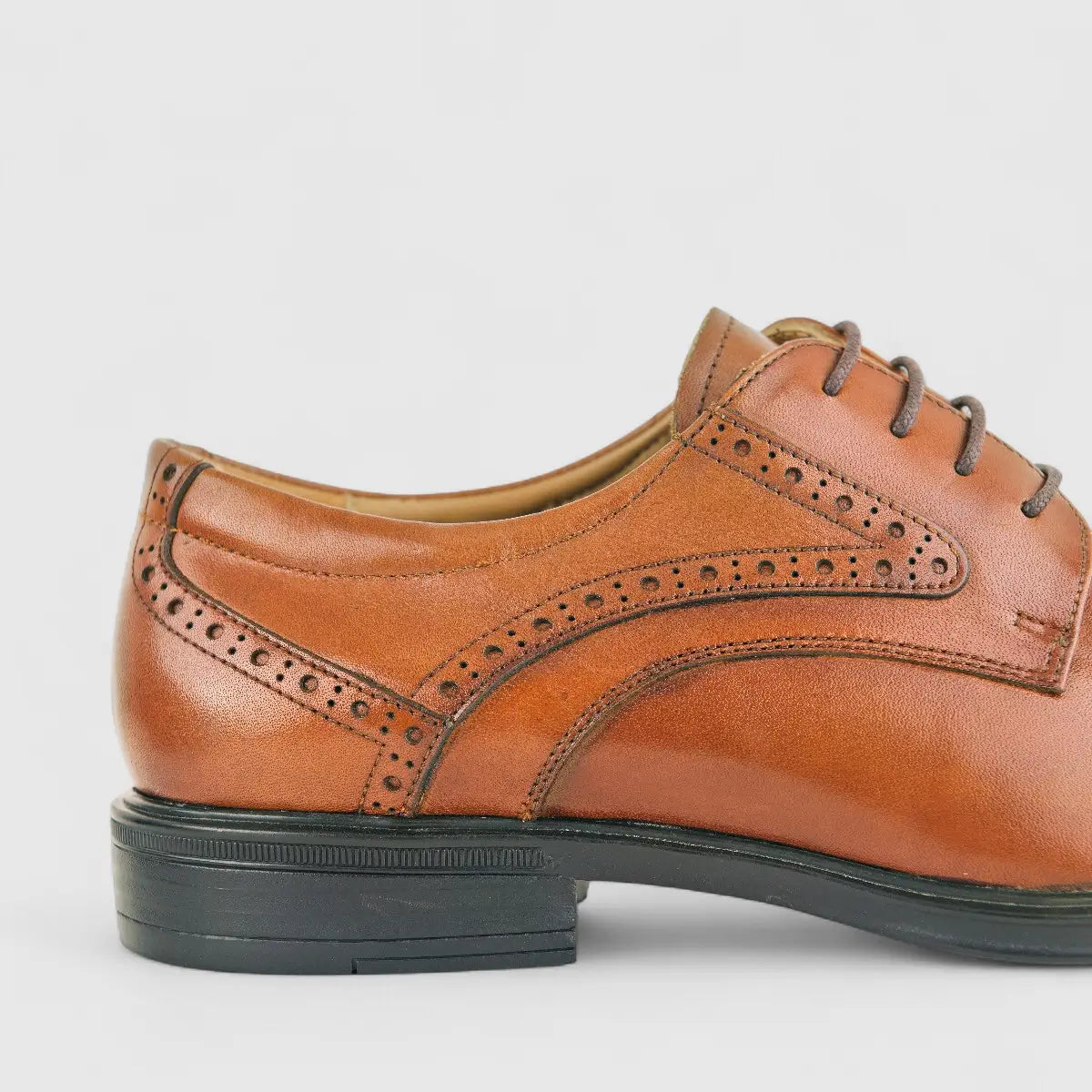 Babucci Men's Leather Lace Up K1834-C16A BAB004 Tan