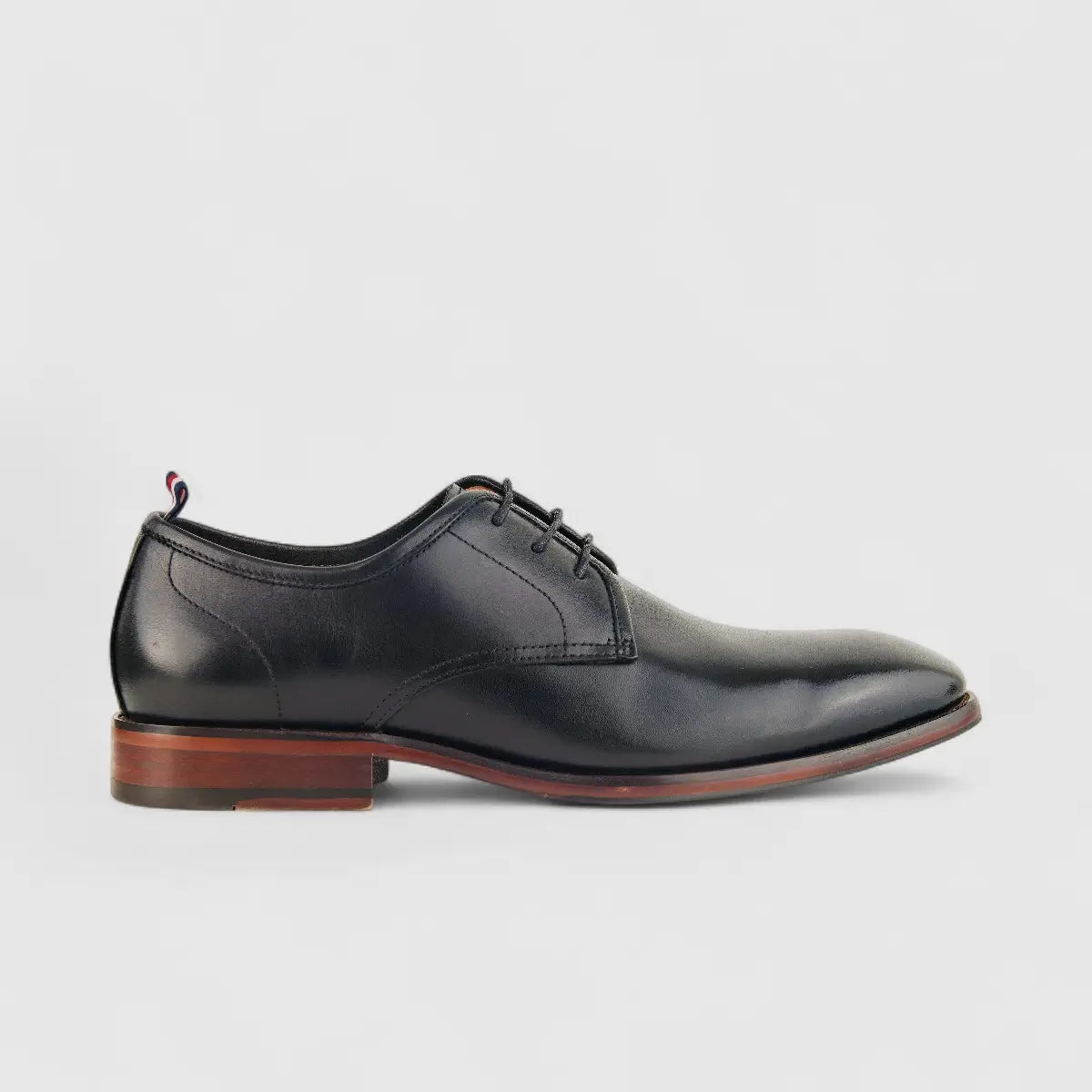 Babucci Men's Leather Lace Up  K272336-31-1 BAB010 Black