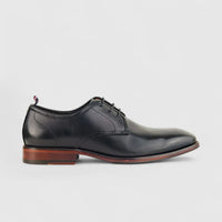 Babucci Men's Leather Lace Up  K272336-31-1 BAB010 Black