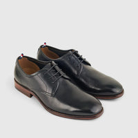 Babucci Men's Leather Lace Up  K272336-31-1 BAB010 Black