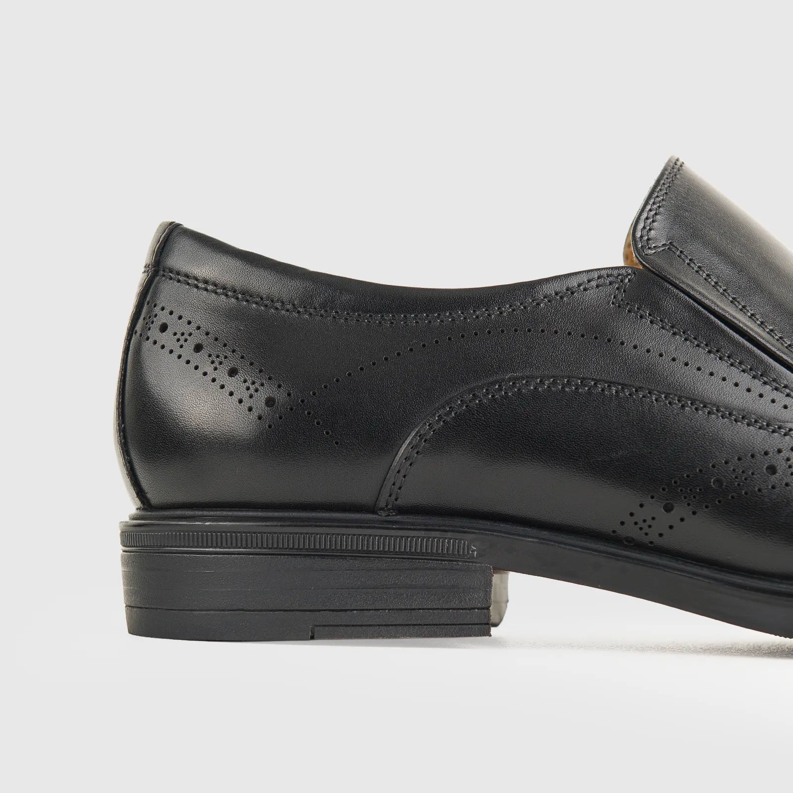 Babucci Men's Leather Slip On K1834-C12A BAB007 Black