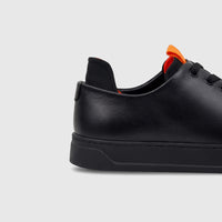 Babucci Men's Leather Sneaker K13A1R230-1A Black BAB040