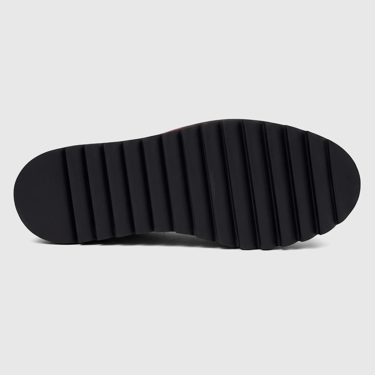 Babucci Men's Leather Chunky Sole Slip On K254549 Black Patent BAB037