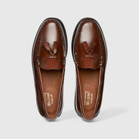Bass Men's Loafer Weejun Larkin Moc Tassel BA11015E Mid Brown BF11