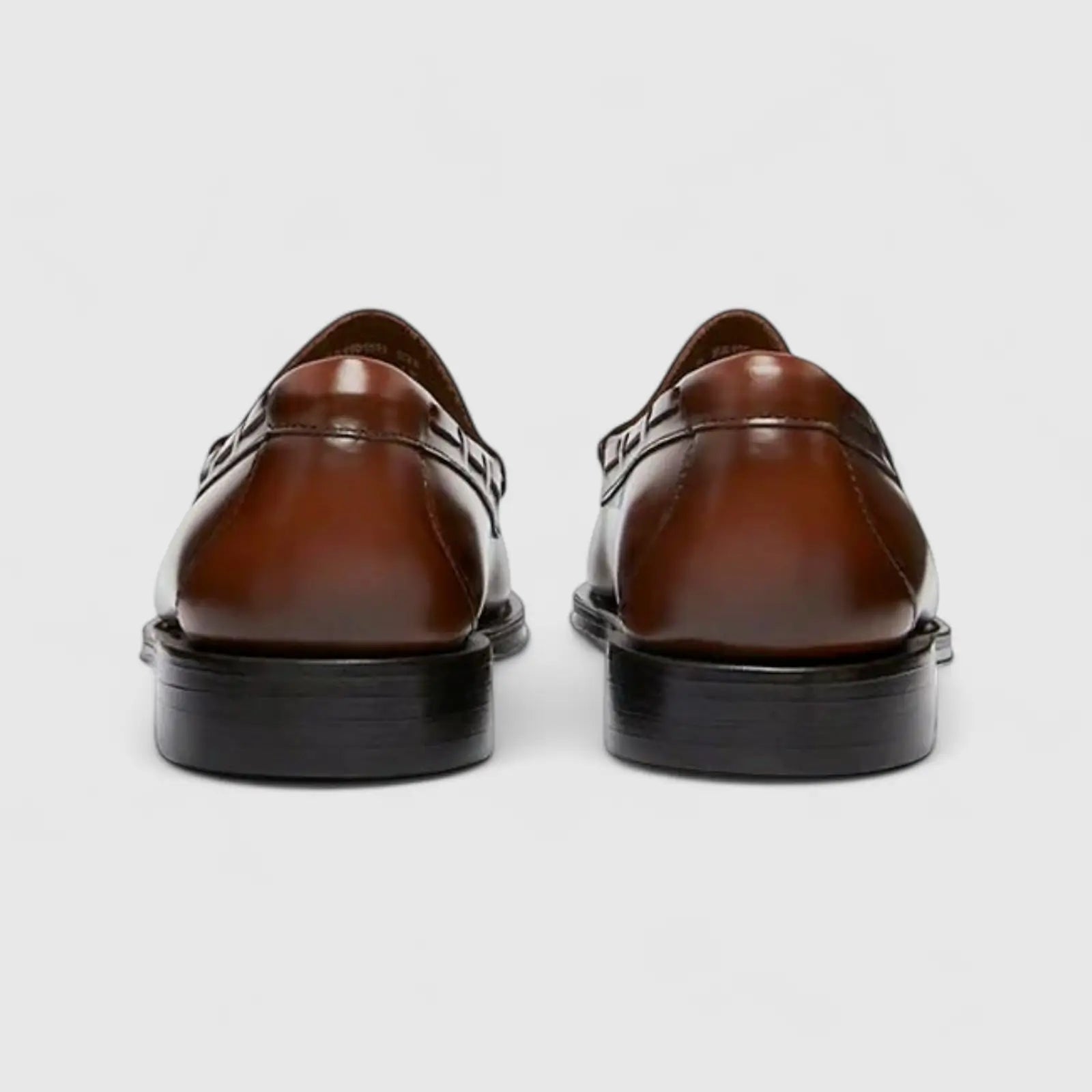 Bass Men's Loafer Weejun Larkin Moc Tassel BA11015E Mid Brown BF11