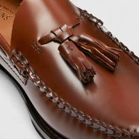 Bass Men's Loafer Weejun Larkin Moc Tassel BA11015E Mid Brown BF11